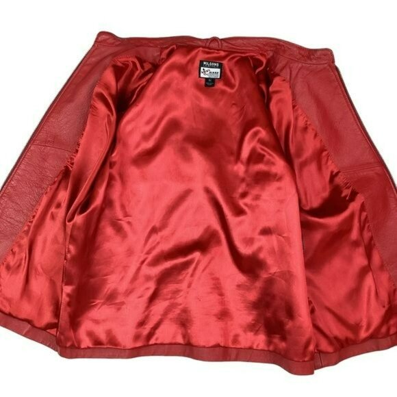 Dale Earnhardt Jr. NASCAR Womens Leather Jacket By Wilsons - Medium - Picture 14 of 15